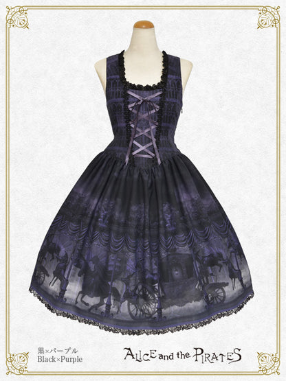 【予約】Haunted Carousel～永遠に巡る死への誘い～柄ジャンパースカート