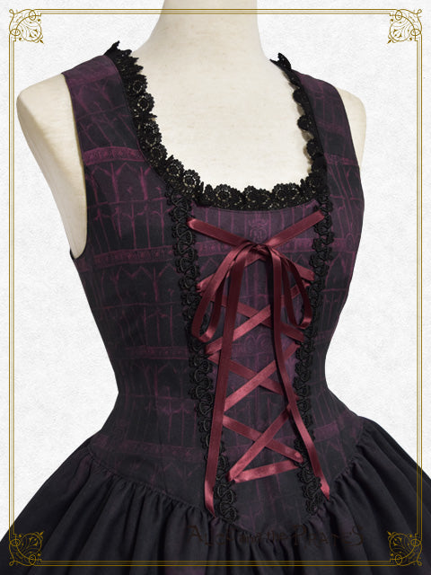 【予約】Haunted Carousel～永遠に巡る死への誘い～柄ジャンパースカート