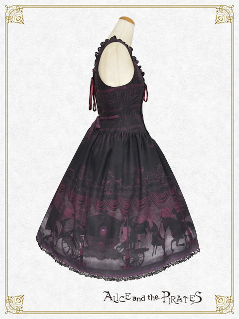 【予約】Haunted Carousel～永遠に巡る死への誘い～柄ジャンパースカート