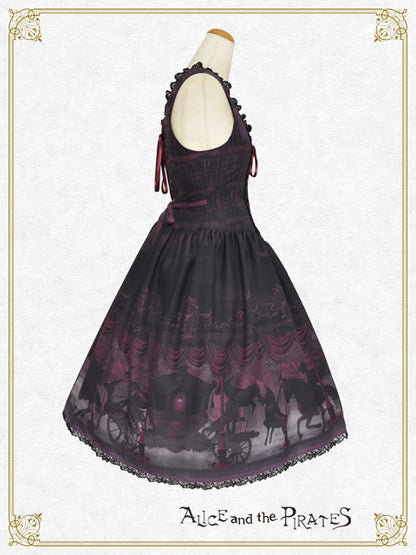 【予約】Haunted Carousel～永遠に巡る死への誘い～柄ジャンパースカート