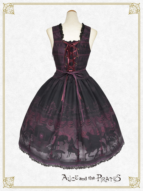 【予約】Haunted Carousel～永遠に巡る死への誘い～柄ジャンパースカート