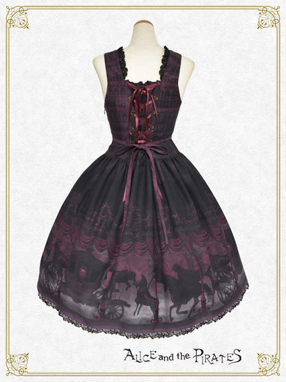 【予約】Haunted Carousel～永遠に巡る死への誘い～柄ジャンパースカート