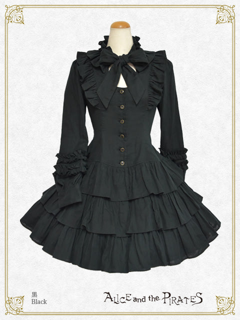 Beast Night Halloweenガーゼシャツワンピース　ブラック Beast night Halloweenガーゼシャツワンピース – BABY, THE STARS