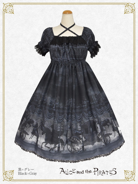 【予約】Haunted Carousel～永遠に巡る死への誘い～柄ワンピース