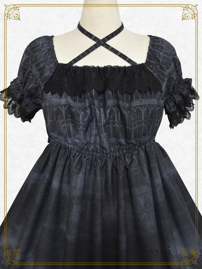 【予約】Haunted Carousel～永遠に巡る死への誘い～柄ワンピース