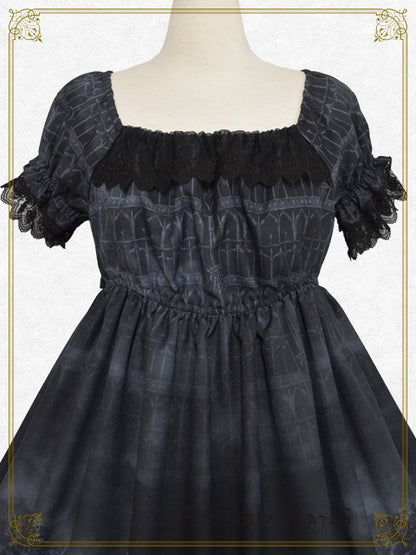 【予約】Haunted Carousel～永遠に巡る死への誘い～柄ワンピース