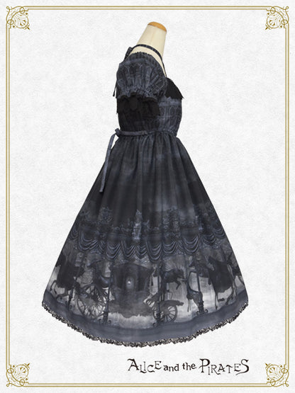 【予約】Haunted Carousel～永遠に巡る死への誘い～柄ワンピース