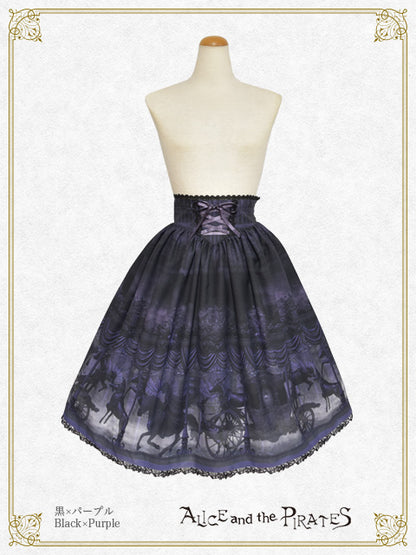 【予約】Haunted Carousel～永遠に巡る死への誘い～柄スカート