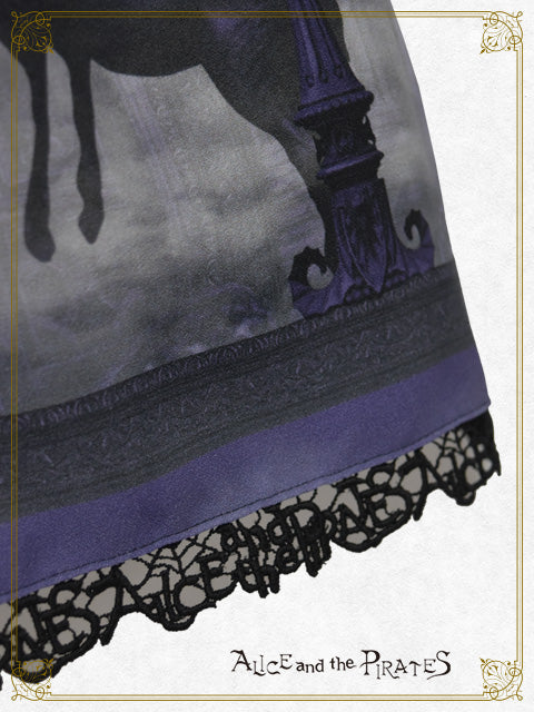 【予約】Haunted Carousel～永遠に巡る死への誘い～柄スカート