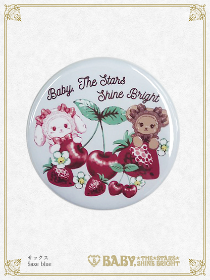 Kumya's Strawberry and Cherry can badge