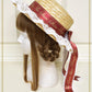 BABY logo ribbon straw hat