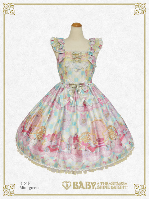 Princess Cosmetics Dreamy Palette柄Ribbonジャンパースカート