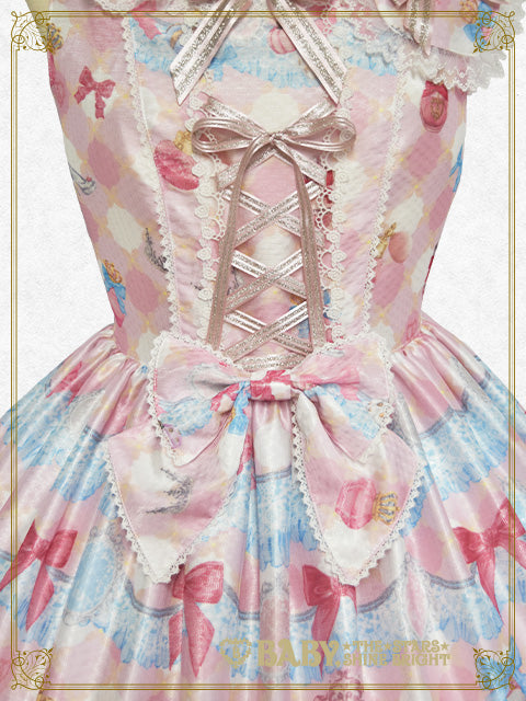 Princess Cosmetics Dreamy Palette柄Heartジャンパースカート