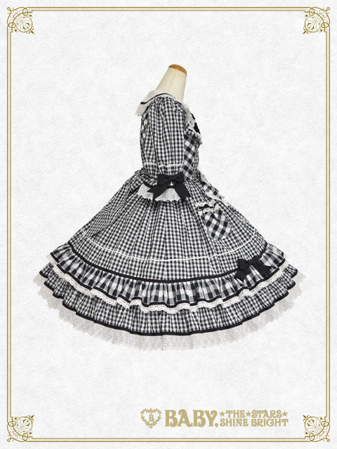 Milky Gingham Dollワンピース