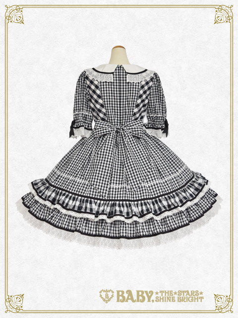 Milky Gingham Dollワンピース