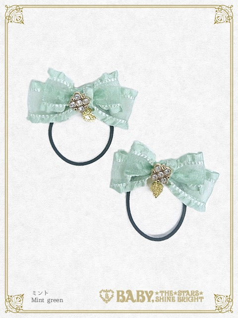 Mini frill ribbon hair band