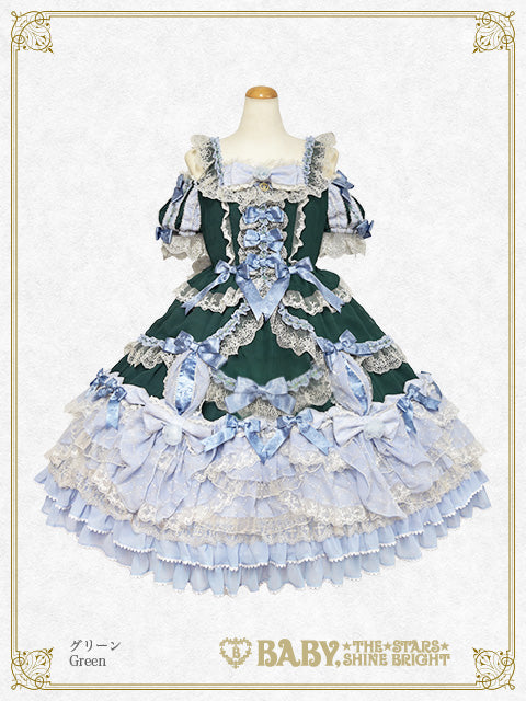 “Build-to-order” La Chasse aux Papillons - Wandered into the flower garden - one-piece dress