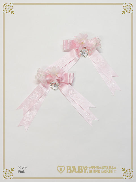 “Build-to-order” La Princesse Papillon ribbon clip