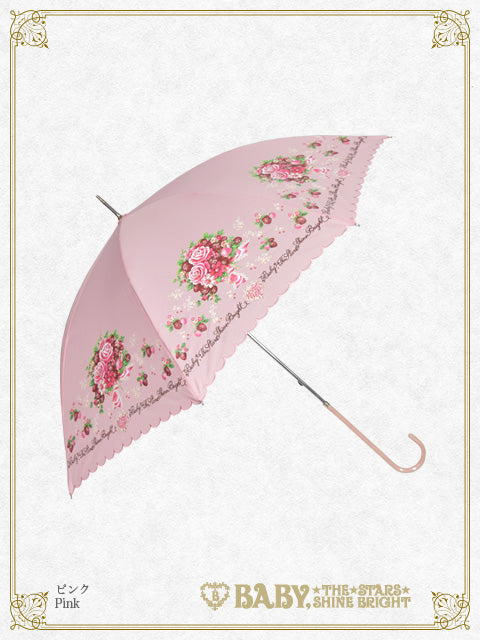 Sugar Bouquet print umbrella