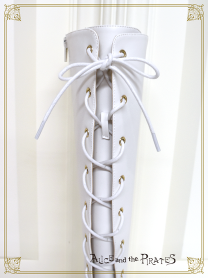 [アウトレット商品]A/Pレースアップロングブーツ