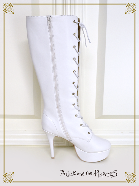 A/P lace up long boots