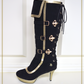 Lily belt long boots