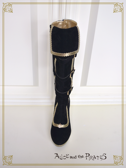 [アウトレット商品]Lilyベルトロングブーツ