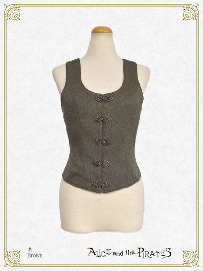 Corset style vest