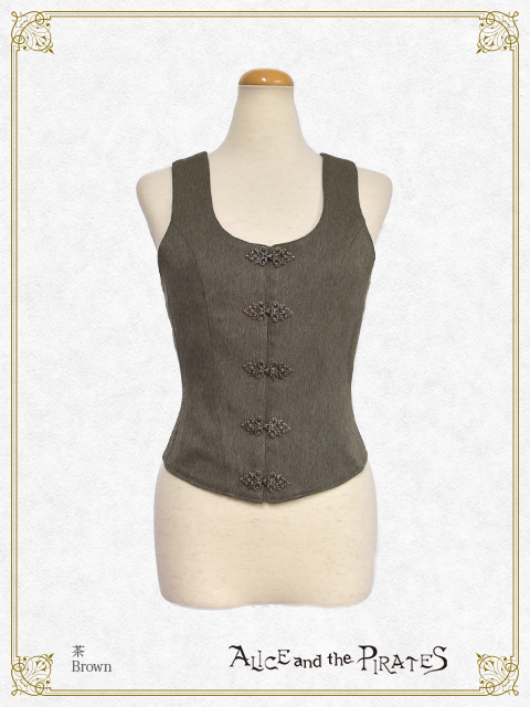 Corset style vest