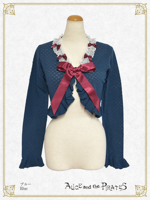Ribbon Ribbon frill bolero