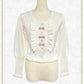 Grosgrain ribbon cardigan
