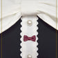 Kitten ear ribbon sailor collar cut and sewn one piece dress