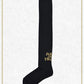 Cafe time small lace over knee socks